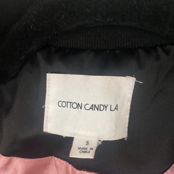 Cotton Candy LA Satin Black Japanese Blossom Jacket - Picture 3 of 9